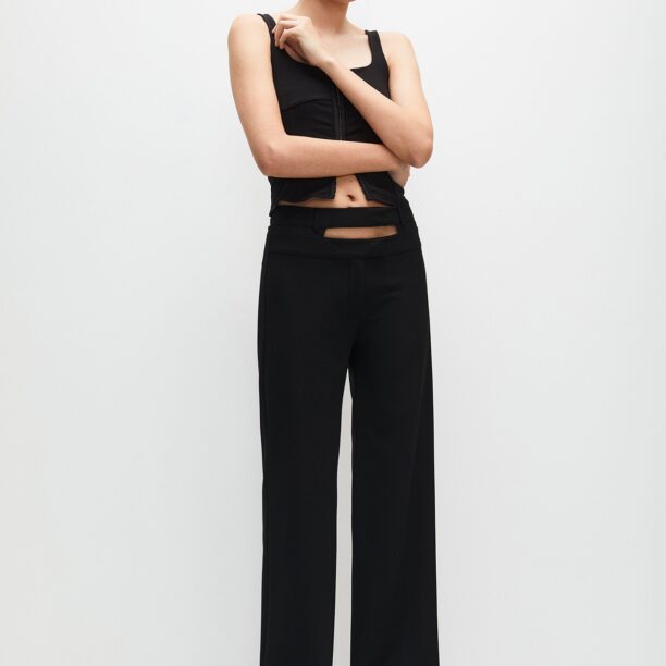 Cumpăra Pull&Bear Pantaloni  negru