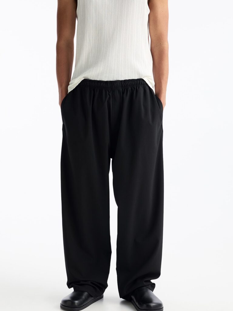 Pull&Bear Pantaloni  negru