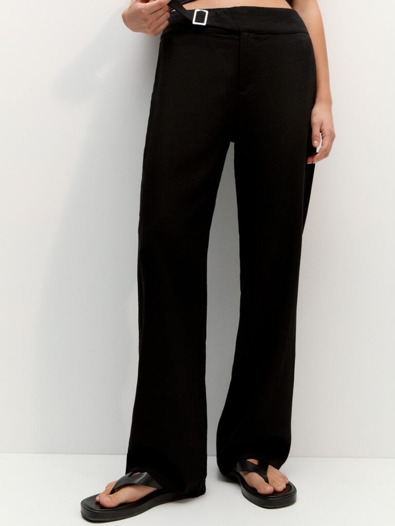 Pull&Bear Pantaloni  negru