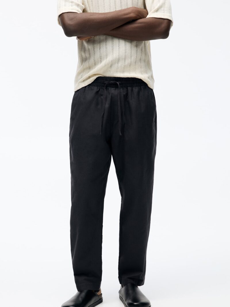 Pull&Bear Pantaloni  negru