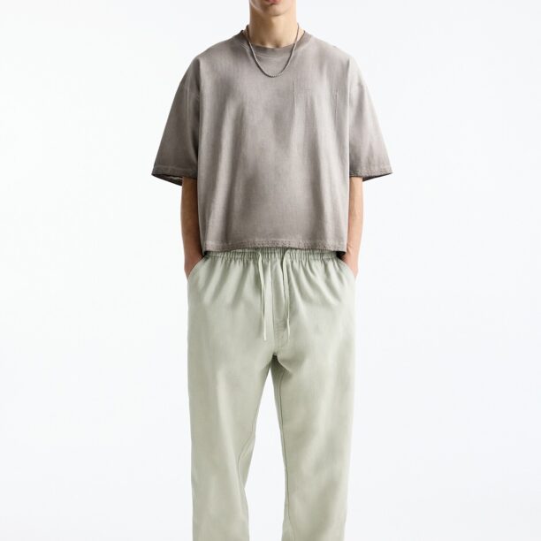 Cumpăra Pull&Bear Pantaloni  verde pastel