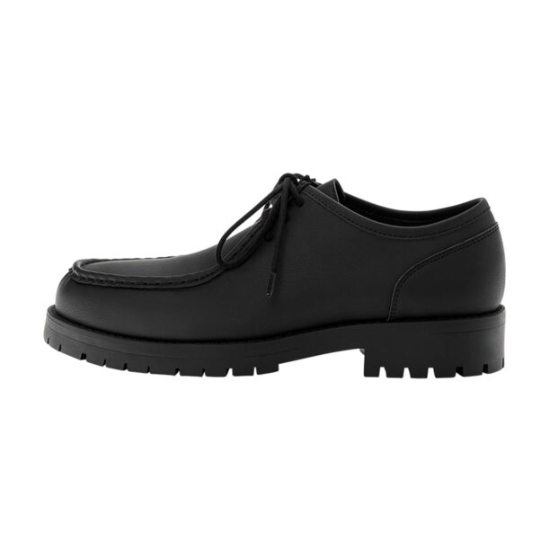 Pull&Bear Pantofi cu șireturi  negru