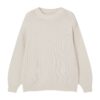 Pull&Bear Pulover  alb coajă de ou