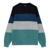 Pull&Bear Pulover  bleumarin / verde jad / mov lavandă / negru