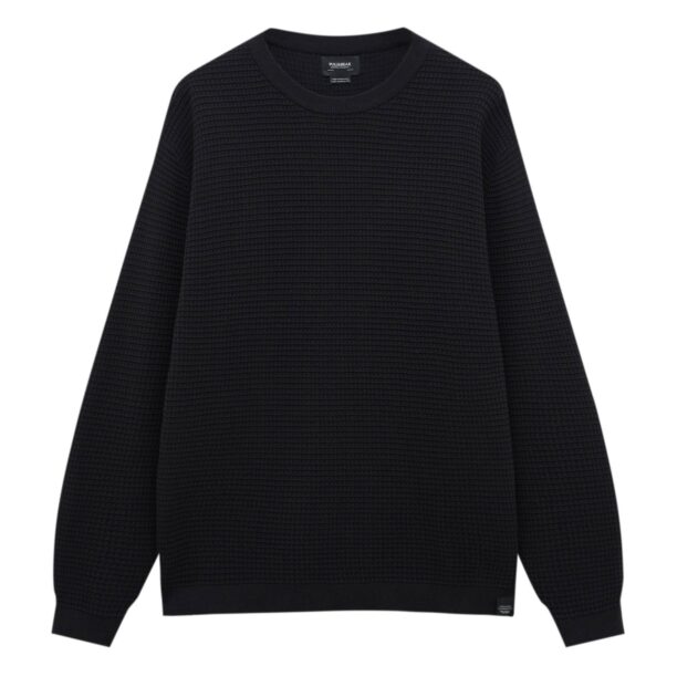 Pull&Bear Pulover  negru