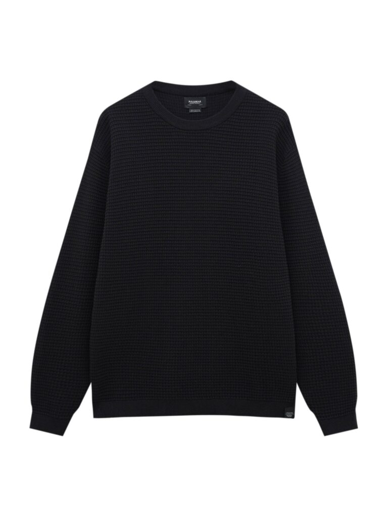 Pull&Bear Pulover  negru