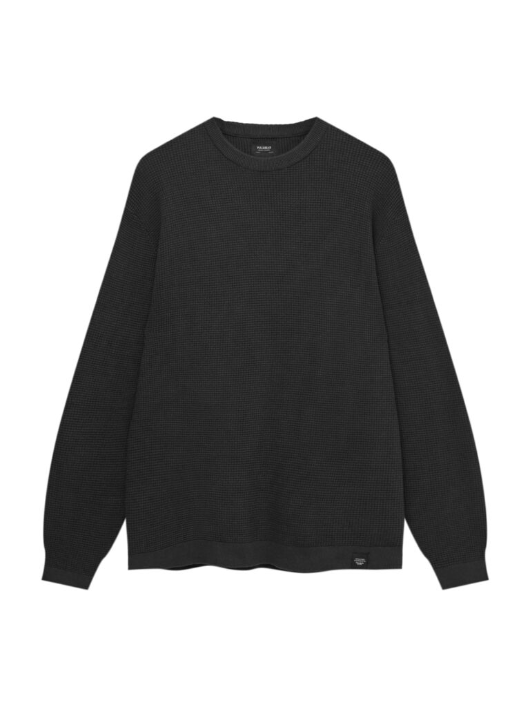 Pull&Bear Pulover  negru