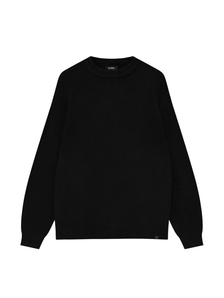 Pull&Bear Pulover  negru