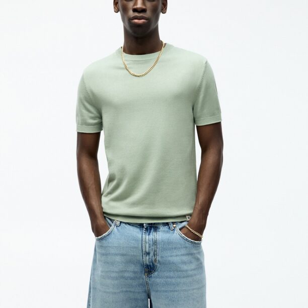 Pull&Bear Pulover  verde mentă preţ