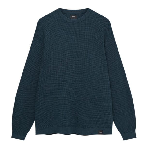 Pull&Bear Pulover  verde petrol