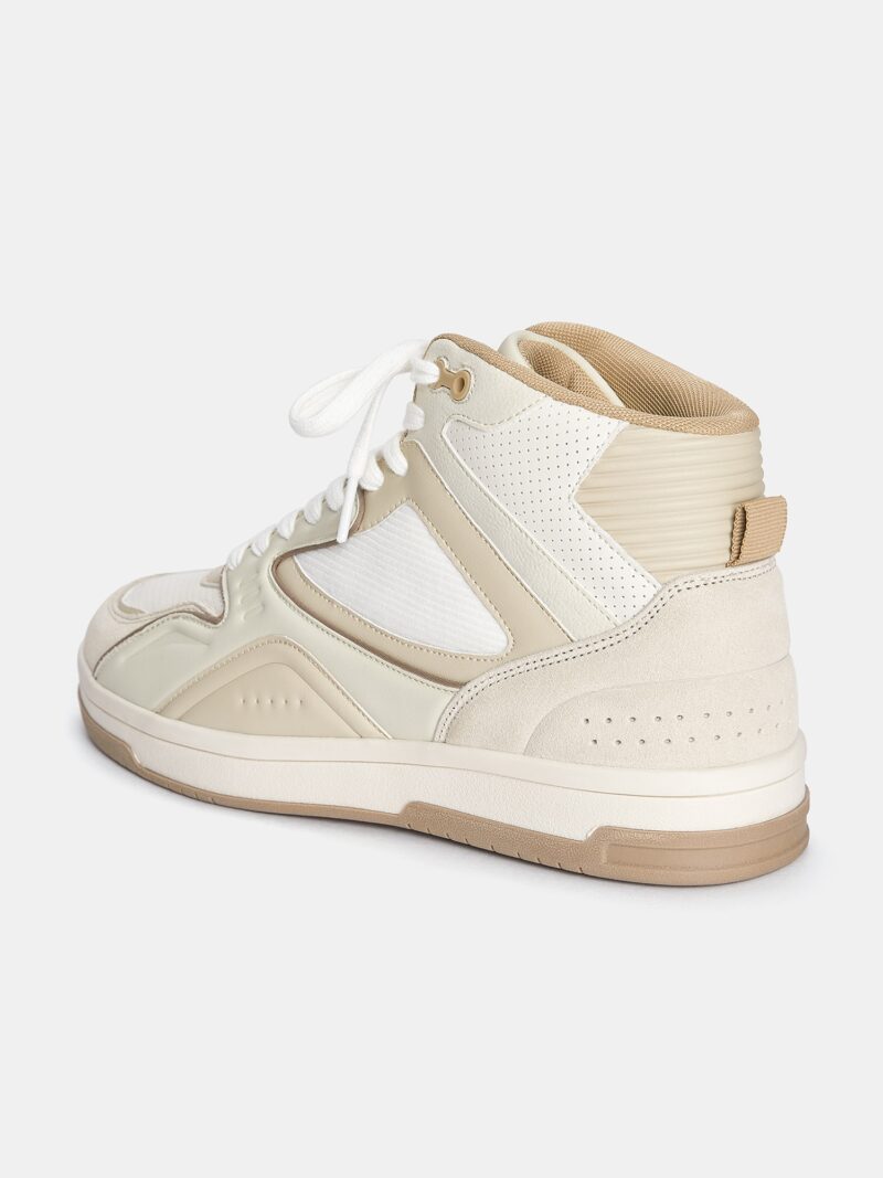 Preţ Pull&Bear Sneaker înalt  bej / șampanie / alb