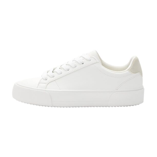 Pull&Bear Sneaker low  bej deschis / alb