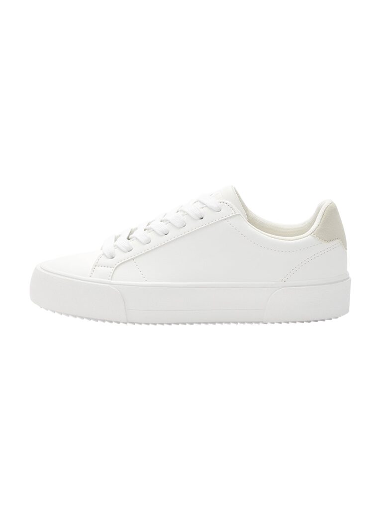 Pull&Bear Sneaker low  bej deschis / alb