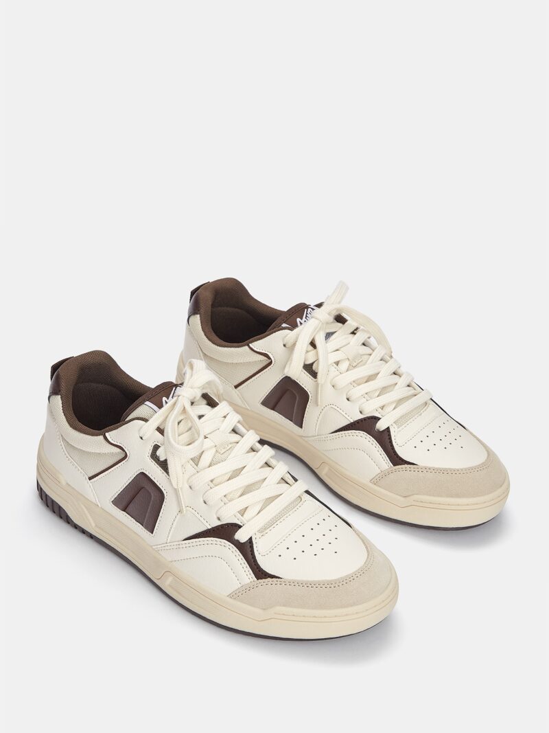 Pull&Bear Sneaker low  crem / maro deschis / maro închis preţ