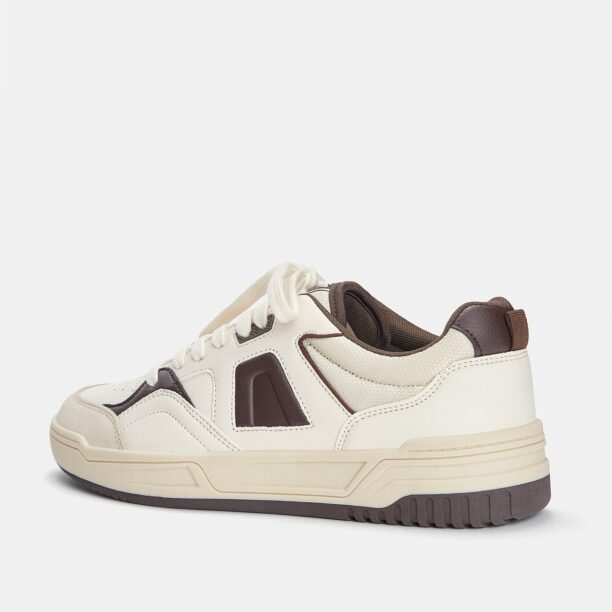 Cumpăra Pull&Bear Sneaker low  crem / maro deschis / maro închis