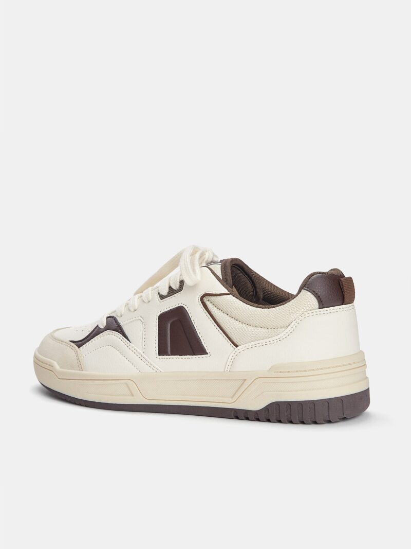 Cumpăra Pull&Bear Sneaker low  crem / maro deschis / maro închis