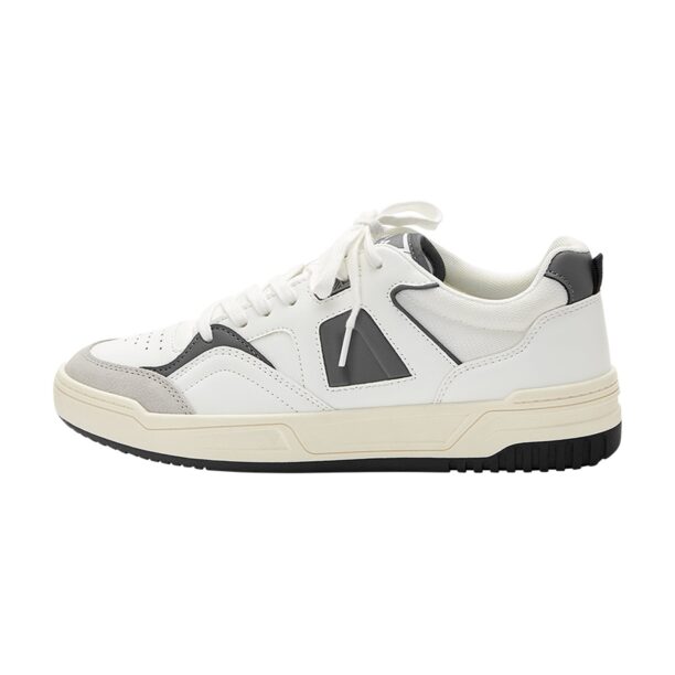 Pull&Bear Sneaker low  gri / gri închis / alb