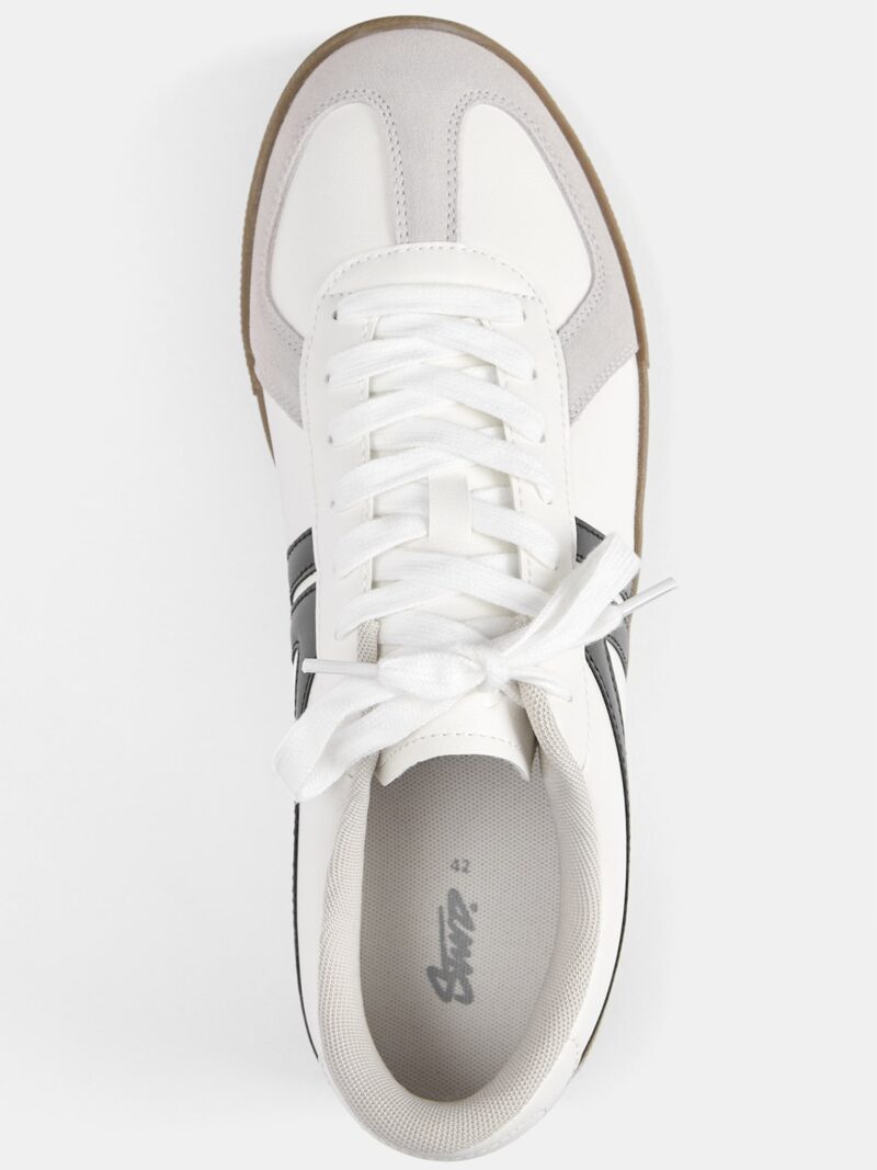 Pull&Bear Sneaker low  negru / alb / alb murdar preţ