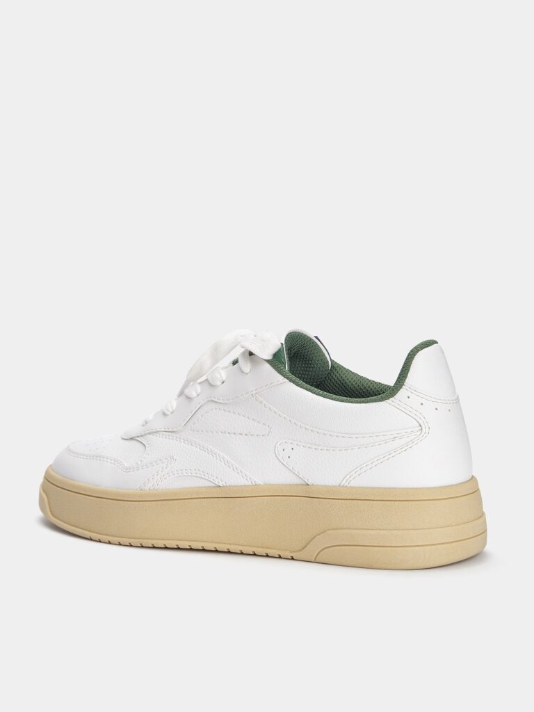 Cumpăra Pull&Bear Sneaker low  verde / alb