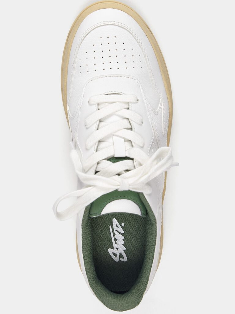 Preţ Pull&Bear Sneaker low  verde / alb