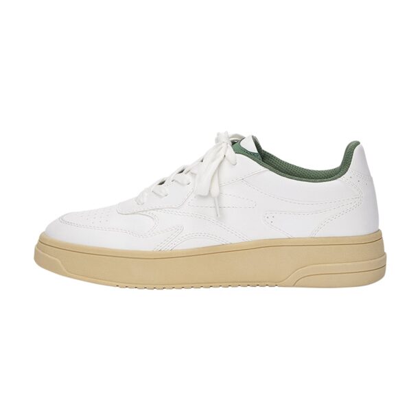 Pull&Bear Sneaker low  verde / alb