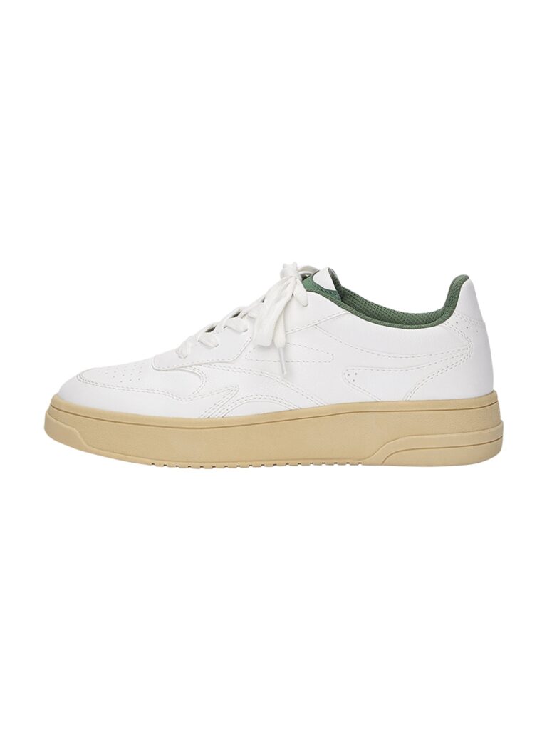 Pull&Bear Sneaker low  verde / alb