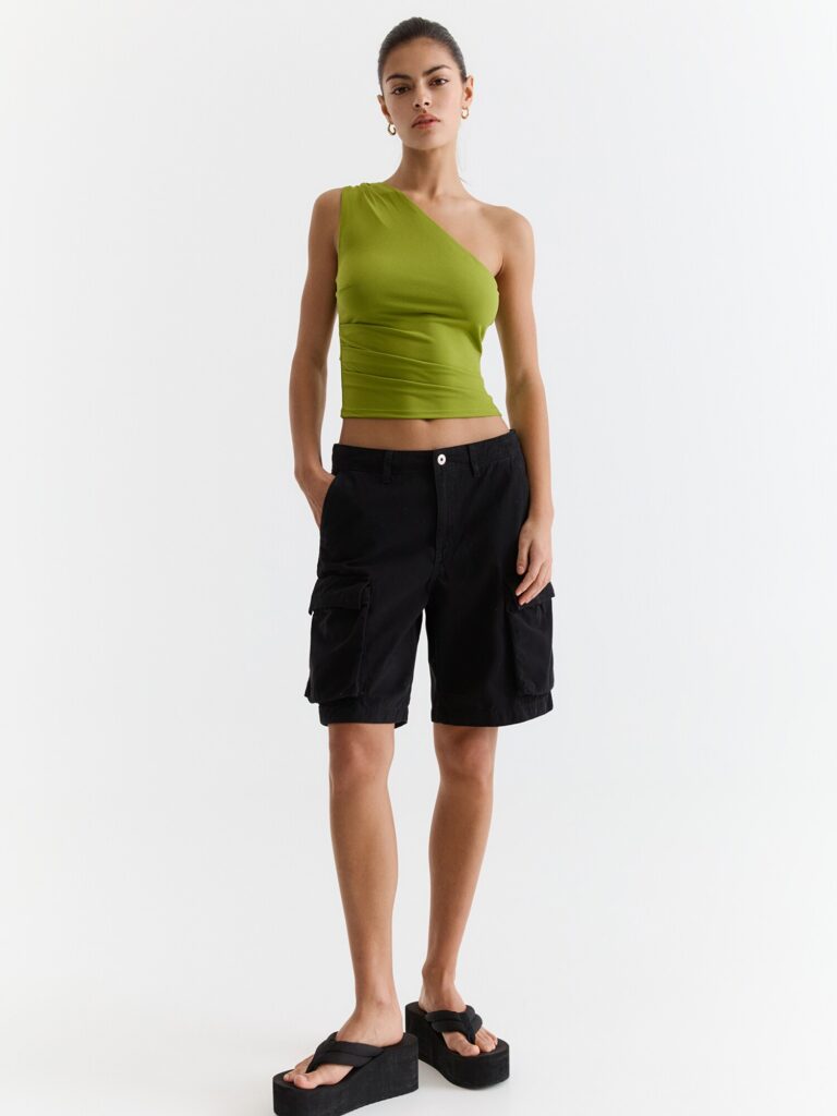 Cumpăra Pull&Bear Top  verde kiwi