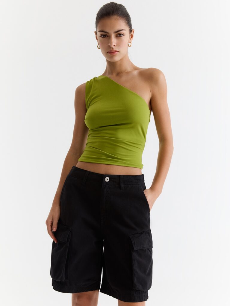 Pull&Bear Top  verde kiwi