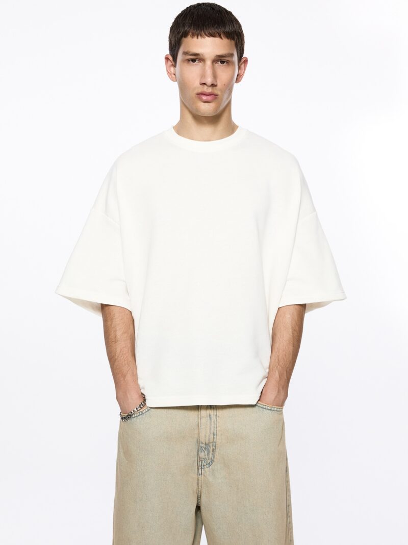 Pull&Bear Tricou  alb