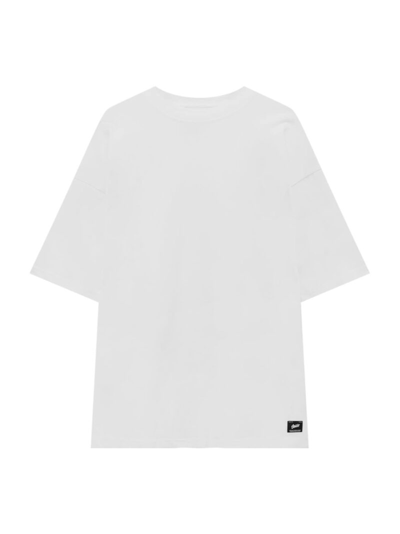 Pull&Bear Tricou  alb