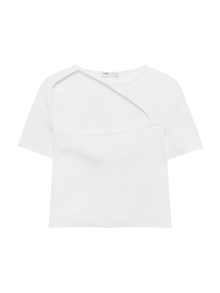 Pull&Bear Tricou  alb