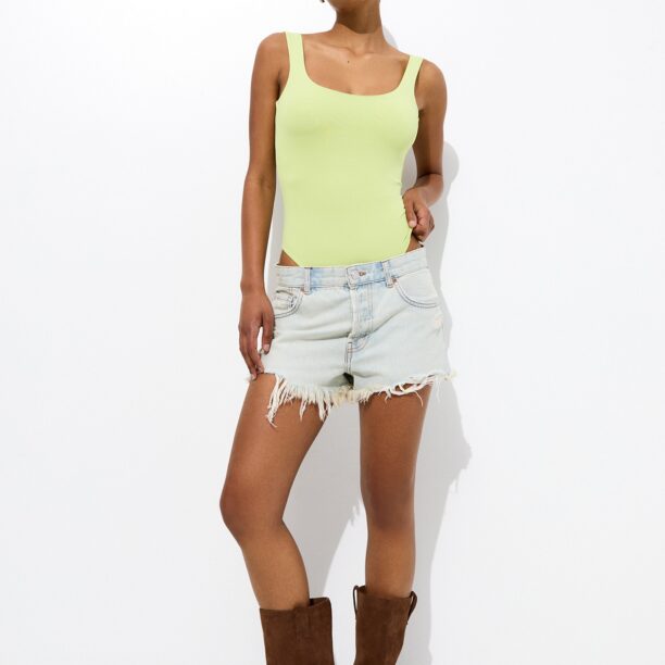 Cumpăra Pull&Bear Tricou body  verde pastel