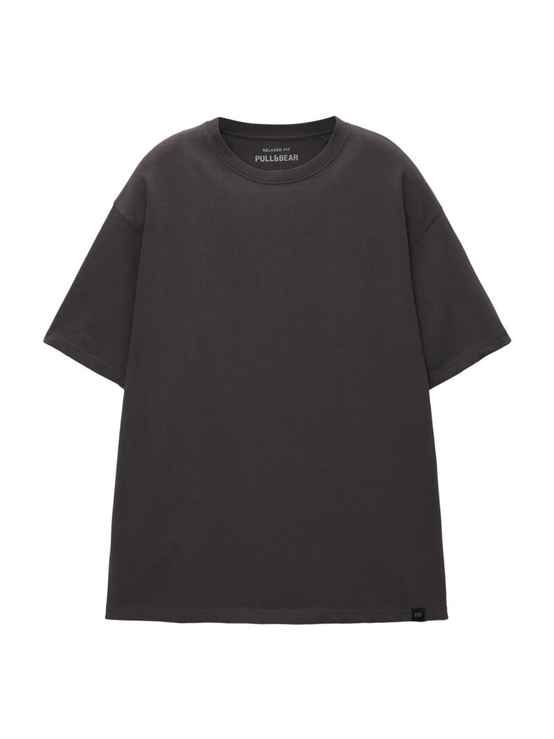 Pull&Bear Tricou  gri metalic