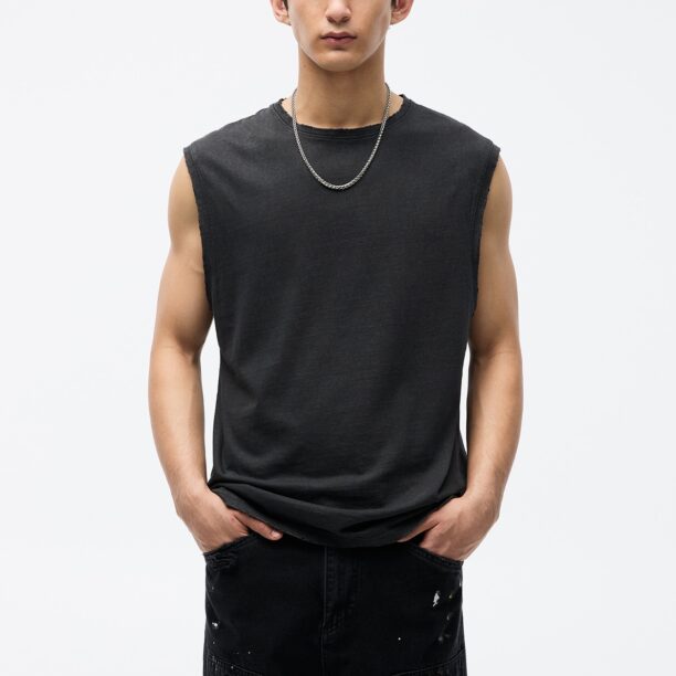 Pull&Bear Tricou  negru