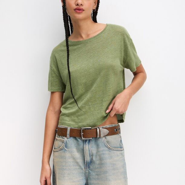 Pull&Bear Tricou  verde amestecat