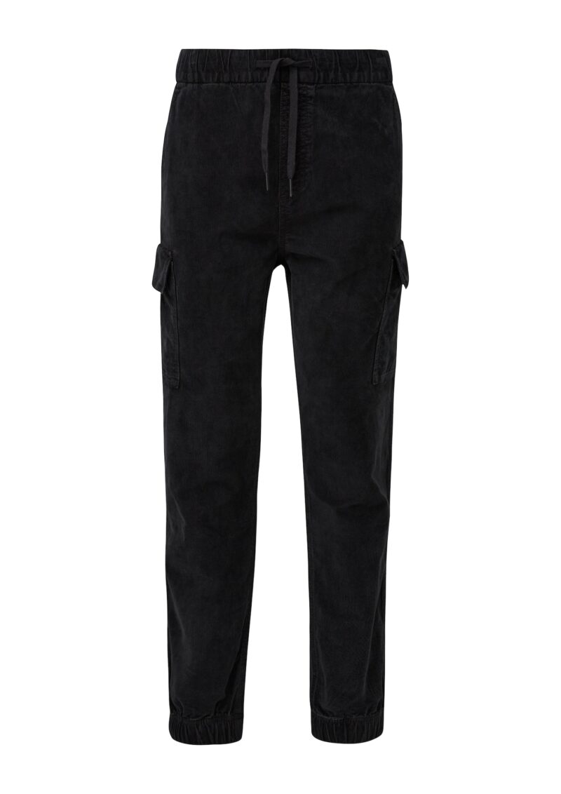 QS Pantaloni cu buzunare  negru