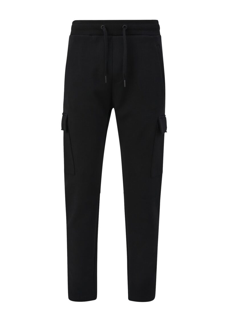 QS Pantaloni cu buzunare  negru