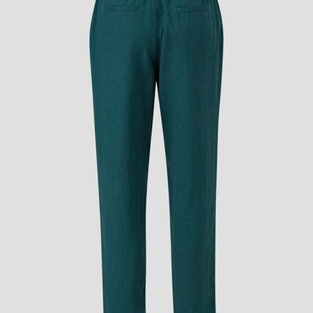 QS Pantaloni cutați  verde petrol