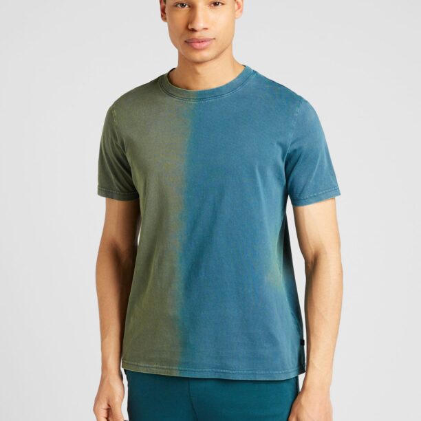 QS Tricou  oliv / verde petrol