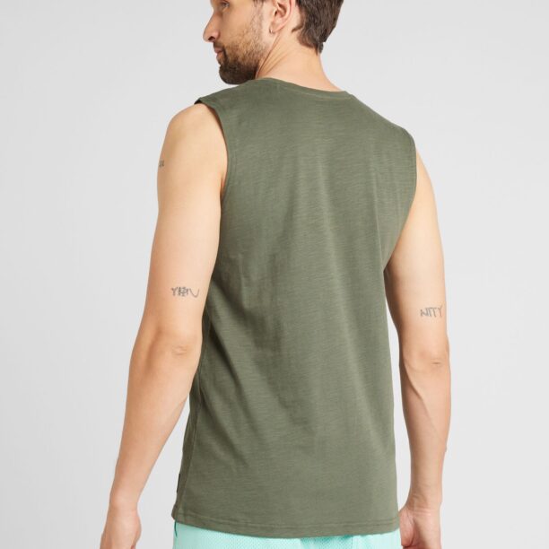 QS Tricou  verde închis