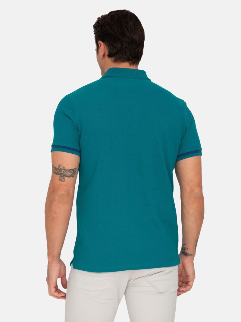 Cumpăra RAME Tricou  bleumarin / verde petrol / alb