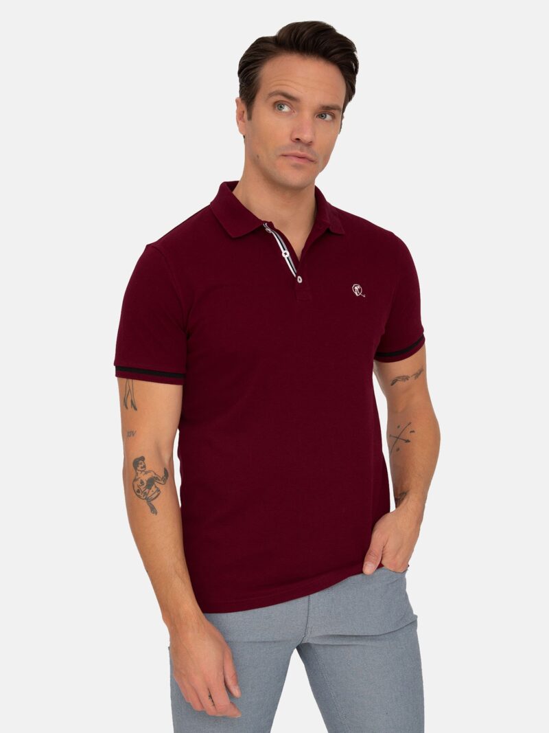 Original RAME Tricou  roșu bordeaux