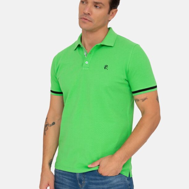 RAME Tricou  verde limetă / negru