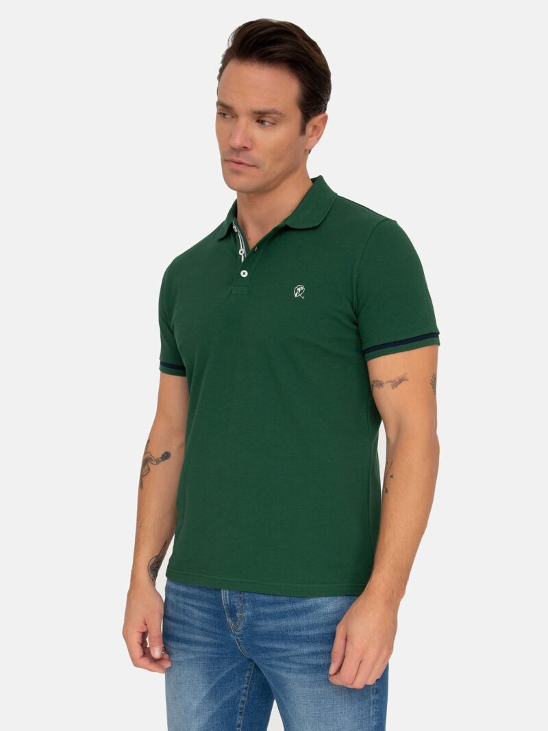 RAME Tricou  verde pin / alb preţ