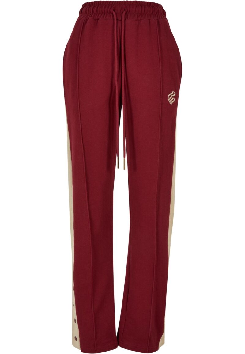 ROCAWEAR Pantaloni 'Kansas'  bej deschis / roșu burgundy