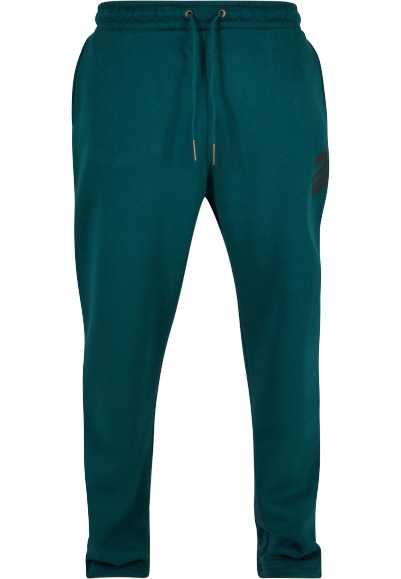 ROCAWEAR Pantaloni  verde petrol / negru