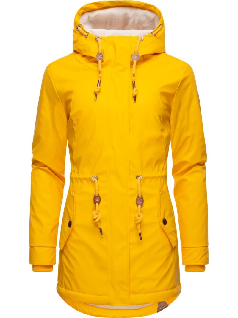 Ragwear Geacă funcțională 'Monadis Rainy'  maro / galben / alb