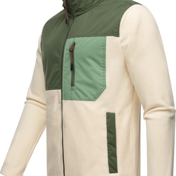 Ragwear Jachetă  fleece  bej / verde / kaki