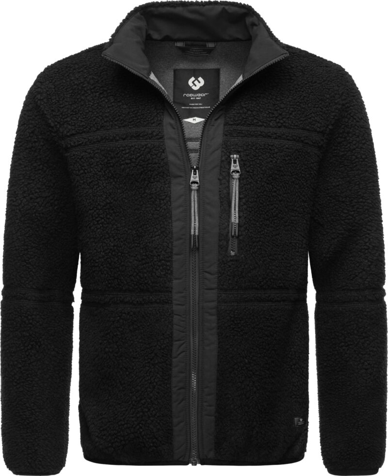 Ragwear Jachetă  fleece funcțională 'Noory'  negru