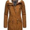 Ragwear Parka de iarnă 'Elsie'  maro caramel